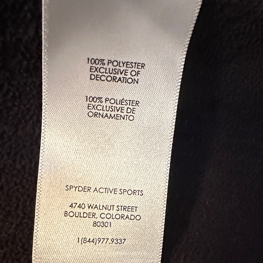Spyder Black Women's Jacket - Picture 8 of 10
